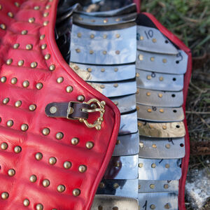 Brigandine médiévale en cuir « Oiseau de Proie »