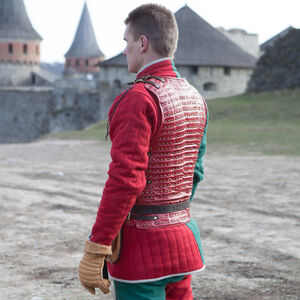 Brigandine médiévale en cuir « Oiseau de Proie »