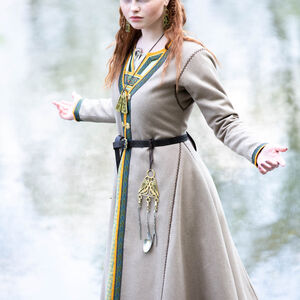 Manteau femme chaud caftan Viking «Gudrun l’Héroïque»