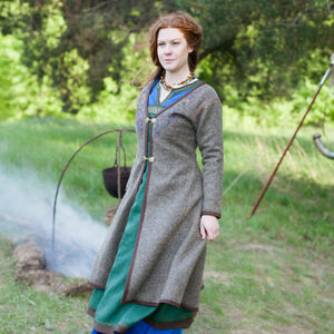 Caftan manteau viking femme chaud « Ingrid » 