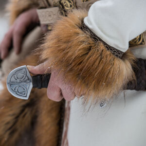 Manteau Viking en laine blanche édition Yule