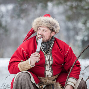 Manteau viking fantasy LARP Édition Yule