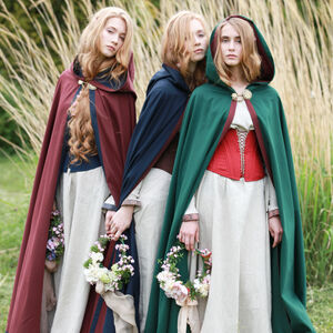 Longue cape médiévale fantasy LARP