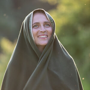 Cape en laine pour femme