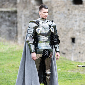 Cape en laine pour homme « Le Loup Noir »