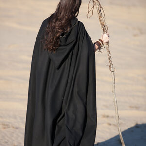 Capuche cape noire unisexe