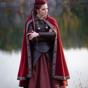 Cape viking en laine naturelle