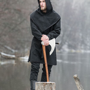 Capuche viking en toile imperméable « Ragnvaldur le Voyageur »