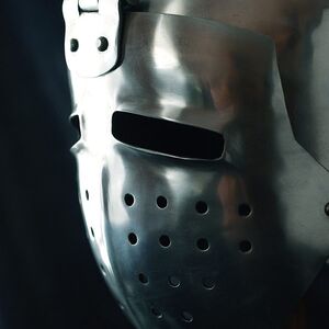 Casque bassinet klappvisor médiéval ArmStreet