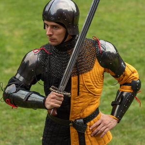 Casque bourguignon léger ajusté "Mercenaire" GN LARP