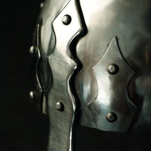 Casque lourd « Sépulture Noire » avec les accents en acier ArmStreet