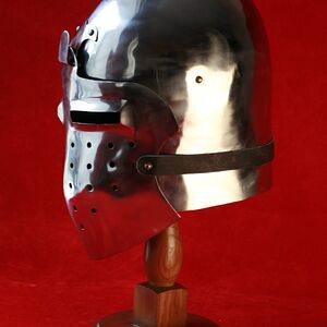 Casque médiéval bassinet « klappvisor » ArmStreet