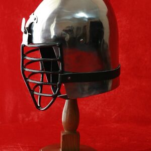 Casque médiéval bascinet « grillagée » ArmStreet