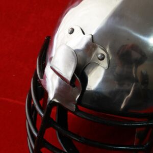 Casque médiéval bacinet « grillagée » ArmStreet