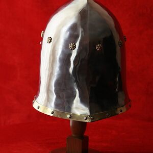 Casque médiéval barbute ave les accents en laiton exclusifs ArmStreet