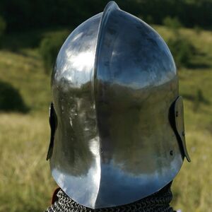 Casque salade médiévale avec le hausse-col ArmStreet