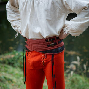 Ceinture d’armement ceinture en C pour les jambes d’armure "Chevalier du Bois" en lin