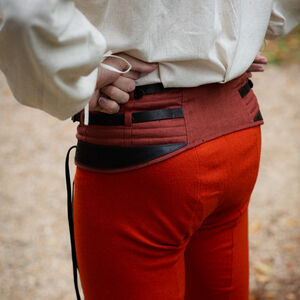 Ceinture d’armement ceinture en C pour les jambes d’armure "Chevalier du Bois" en lin