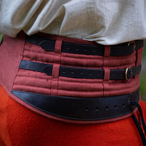 Ceinture d’armement ceinture en C pour les jambes d’armure "Chevalier du Bois" en lin