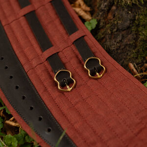 Ceinture d’armement ceinture en C pour les jambes d’armure "Chevalier du Bois" en lin