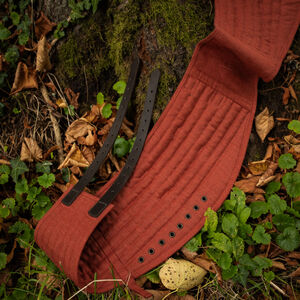 Ceinture d’armement ceinture en C pour les jambes d’armure "Chevalier du Bois" en lin