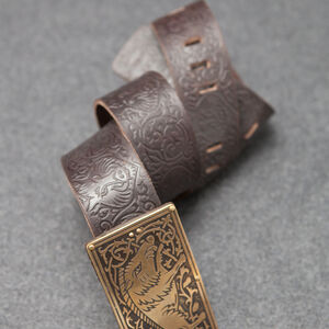 Ceinture médiévale « Le Sanglier » avec une poche