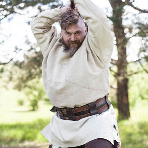 Ceinture viking de la guerre en cuir gaufré