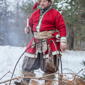 Ceinture viking de la guerre en cuir gaufré
