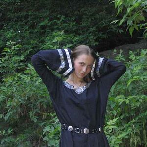 BLACK CHEMISE TUNIC
