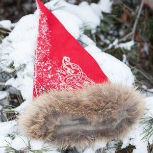 Chapeau rouge fantasy style viking