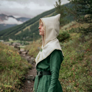 Chaperon celtique en laine mérinos « Les Collines Creuses » en édition limitée