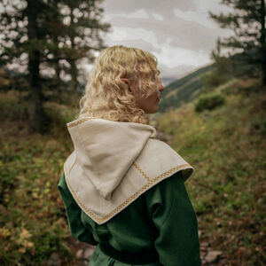 Chaperon celtique en laine mérinos « Les Collines Creuses » en édition limitée