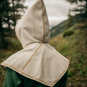 Chaperon celtique en laine mérinos « Les Collines Creuses » en édition limitée