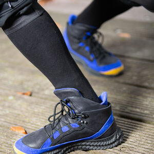 Chaussettes de combat AMHE en maille de coton noir, taille unique, pour un usage quotidien