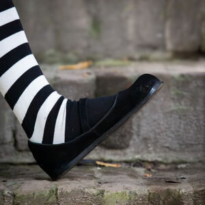 Chaussures gothique Halloween sorciere deguisement « Citrouille du Crépuscule »