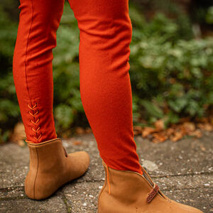 Chaussures médiévales montantes de la première Renaissance "Mercenaire"