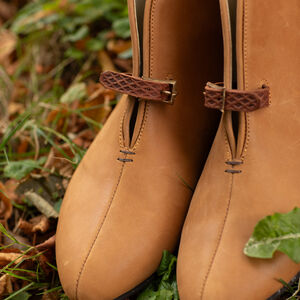 Chaussures médiévales montantes de la première Renaissance "Mercenaire"