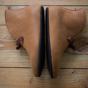 Chaussures médiévales montantes de la première Renaissance "Mercenaire"