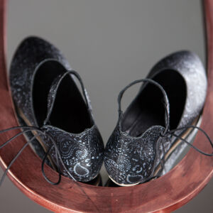 Chaussures pour femmes médiévales légères en cuir