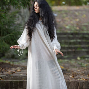 Chemise médiévale « Citrouille au Crépuscule » costume renaissance femme