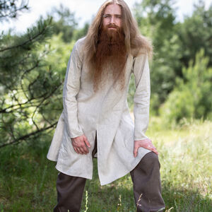 Costume homme médiéval chemise en lin naturel « Ulf le Guetteur »