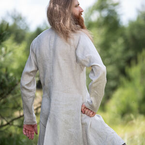 Tunique médiévale en lin coupe moyen age homme « Ulf le Guetteur »