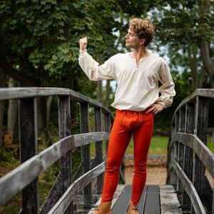 Chemise Renaissance pour homme tunique courte "Chevalier des Bois"