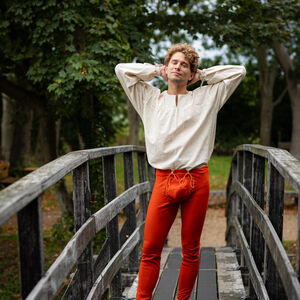 Chemise Renaissance pour homme tunique courte "Chevalier des Bois"