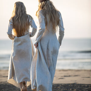Magasin de tuniques chemises médiévales longues en lin pour femmes