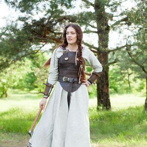 Corset armure en cuir « Skjaldmö »