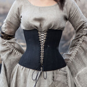 Costume Halloween corset noir à laçage ArmStreet