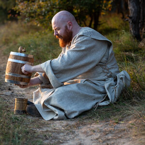 Costume fantastique de moine médiéval avec capuche