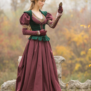 Costume médiéval de robe et corsage « Princesse Perdue »  
