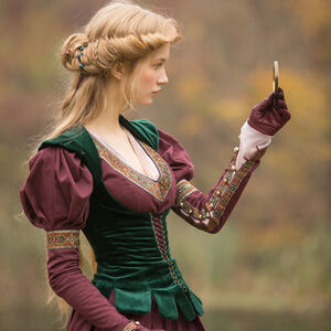 Costume Renaissance robe et corset